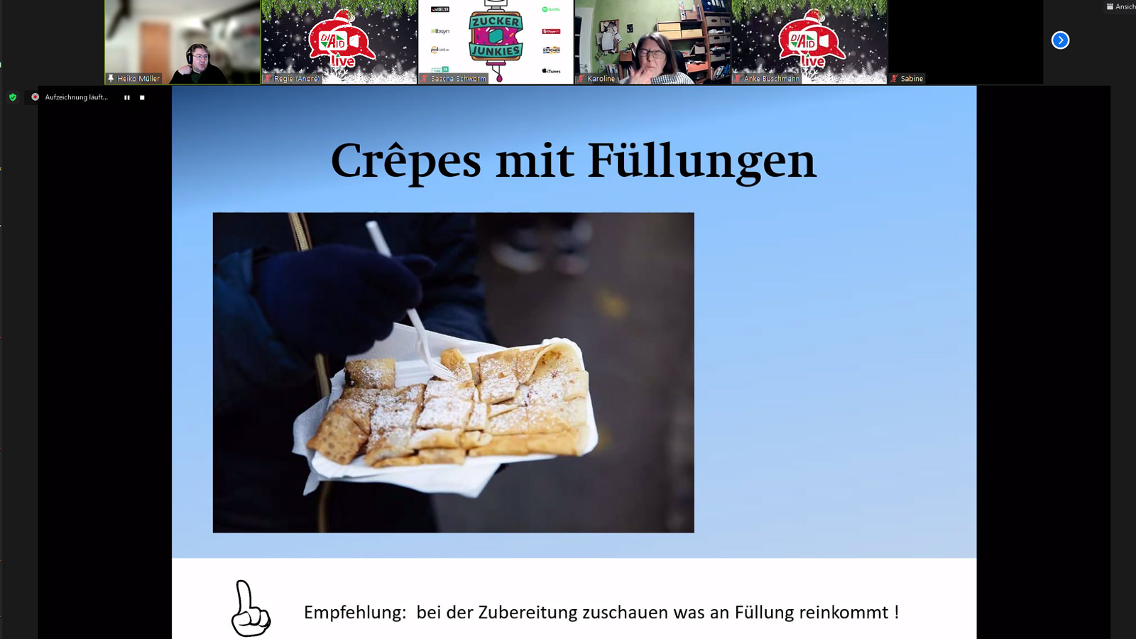 Ein Crêpes