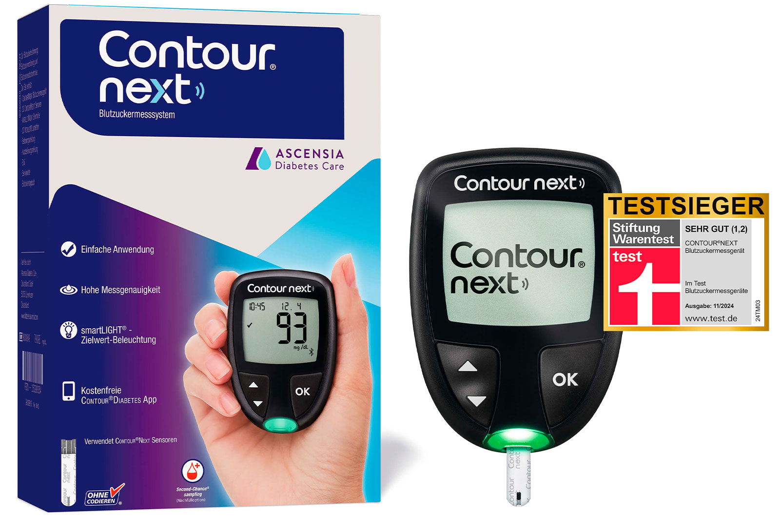 Stiftung Warentest kürt CONTOUR®NEXT Blutzuckermessgerät zum Testsieger